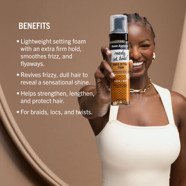 Ready, Set, Hold! Braid Setting Foam with Extra Firm Hold